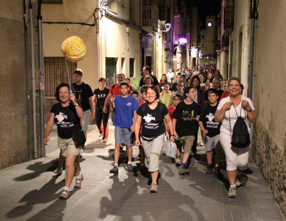 Una excursió de La Nocturna organitzada per l'entitat durant la Festa Major.