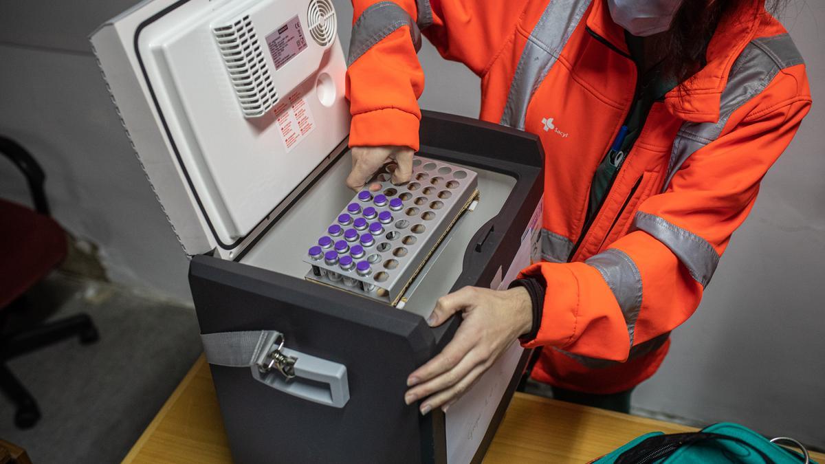 Vacunación contra el COVID en Zamora.