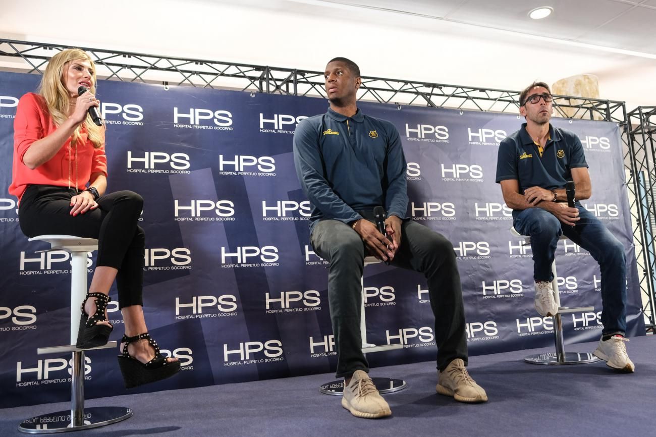 Presentación del Damien Inglis, nuevo jugador del CB Gran Canaria