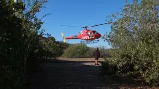 Los Bombers dan por estabilizado el incendio cerca del castillo de Tagamanent