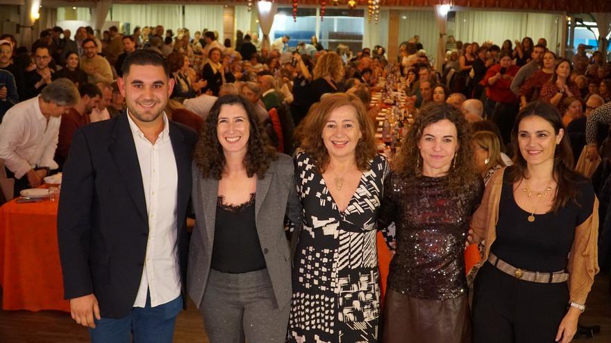 La advertencia de Francina Armengol en la cena de Navidad de los Socialistas de Mallorca:  “Los compañeros que han traicionado nuestros valores ya no son compañeros”