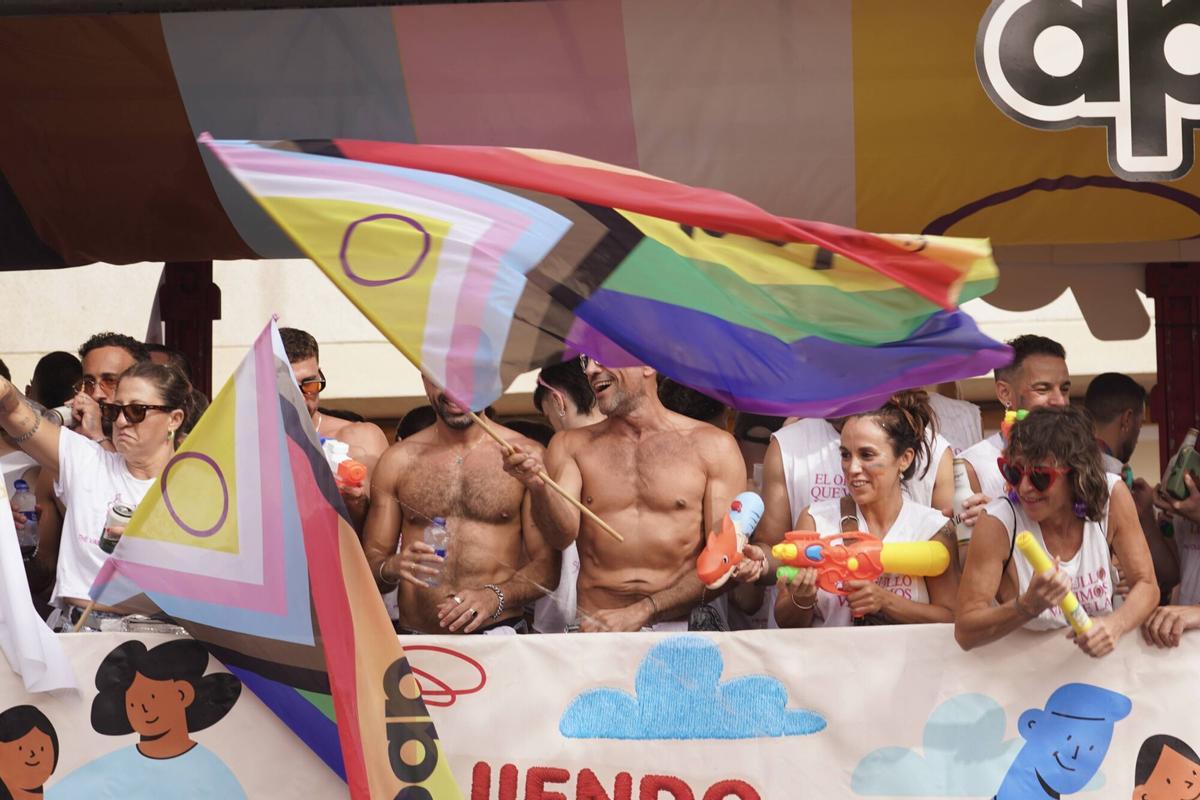 Celebración de la Pride, marcha del Orgullo en Torremolinos