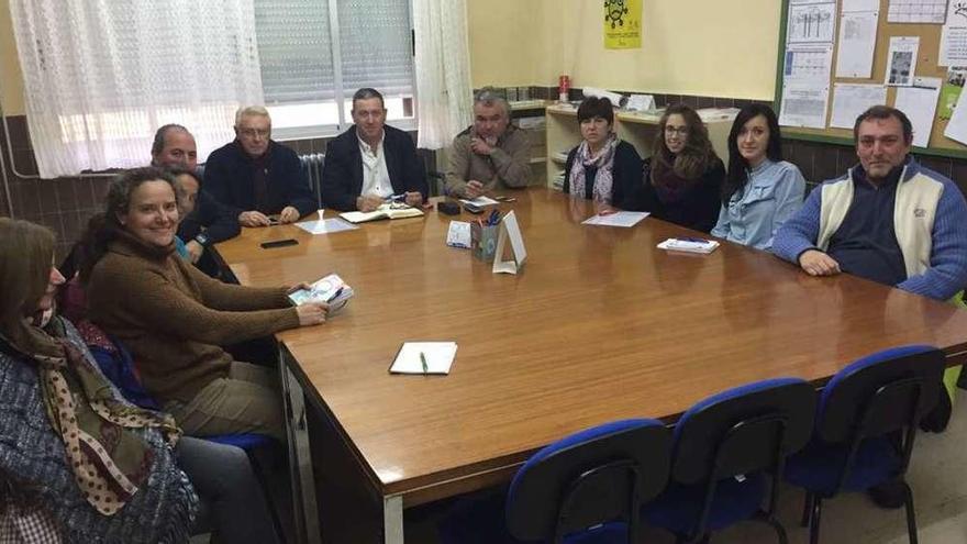 Equipo docente del centro de Alcañices.