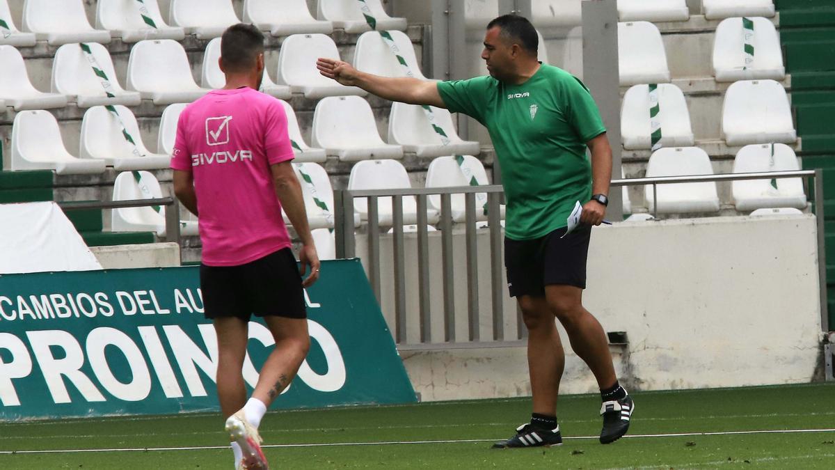 Entrenamiento del Córdoba CF tras el descenso a Segunda RFEF