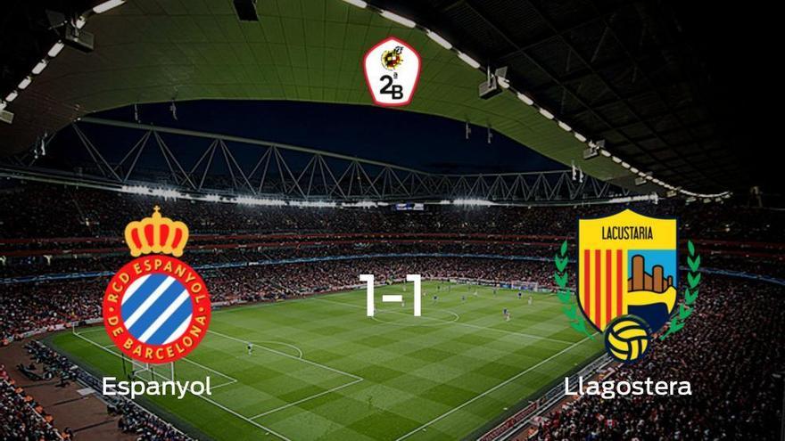 Empate a uno entre el Espanyol B y el Llagostera