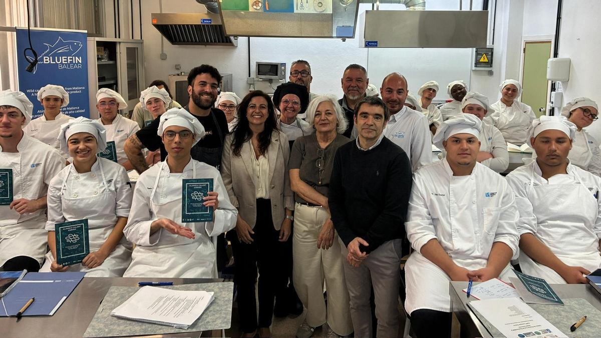 OPMallorcamar col·labora en un taller de pesca sostenible per apropar el peix local als futurs cuiners