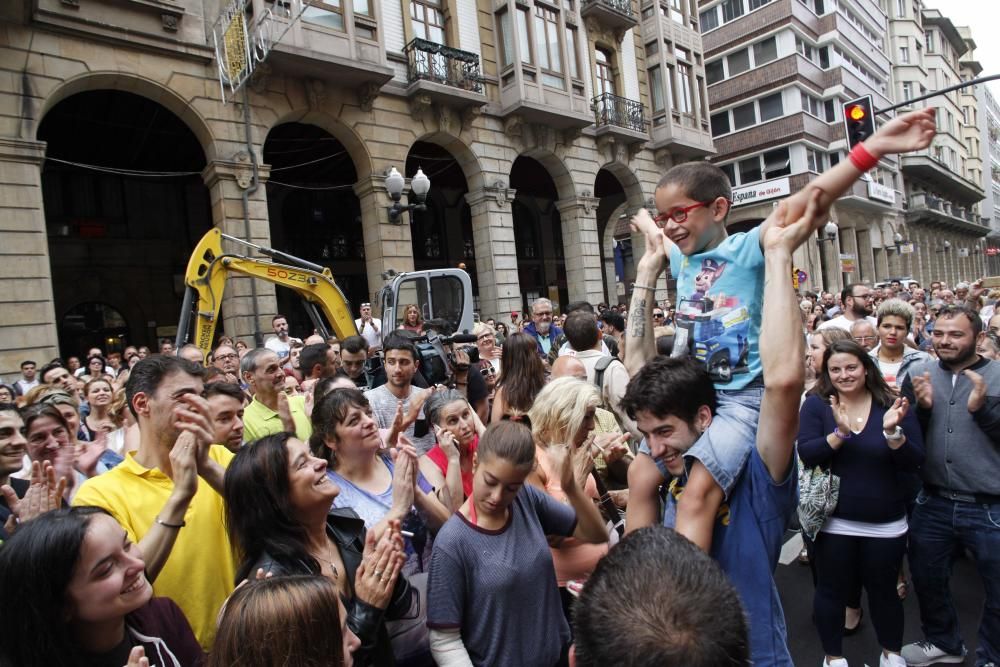 Concentración en Gijón