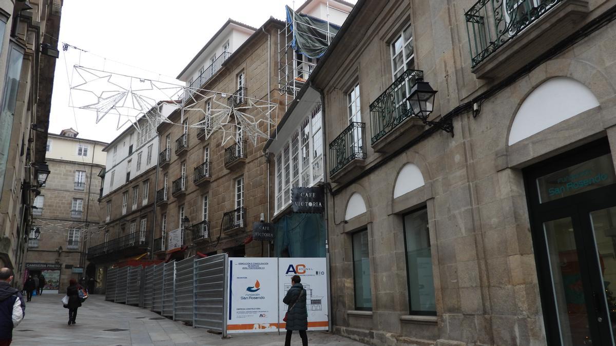 La reforma de este edificio de la Avenida de Pontevedra dotará un centro para dependientes y un apartamento tutelado.