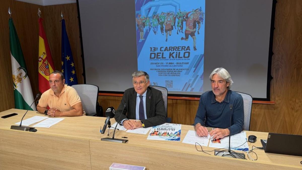 Presentación ayer en San Pedro de la Carrera del Kilo. | L.O.