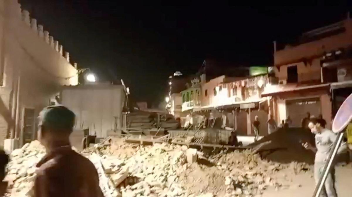 Terremoto en Marruecos con cientos de muertos, en imágenes Terremoto en Marruecos con cientos de muertos, en imágenes