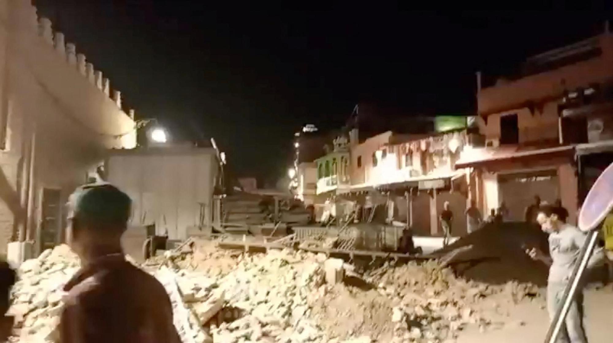 Terremoto en Marruecos con cientos de muertos, en imágenes