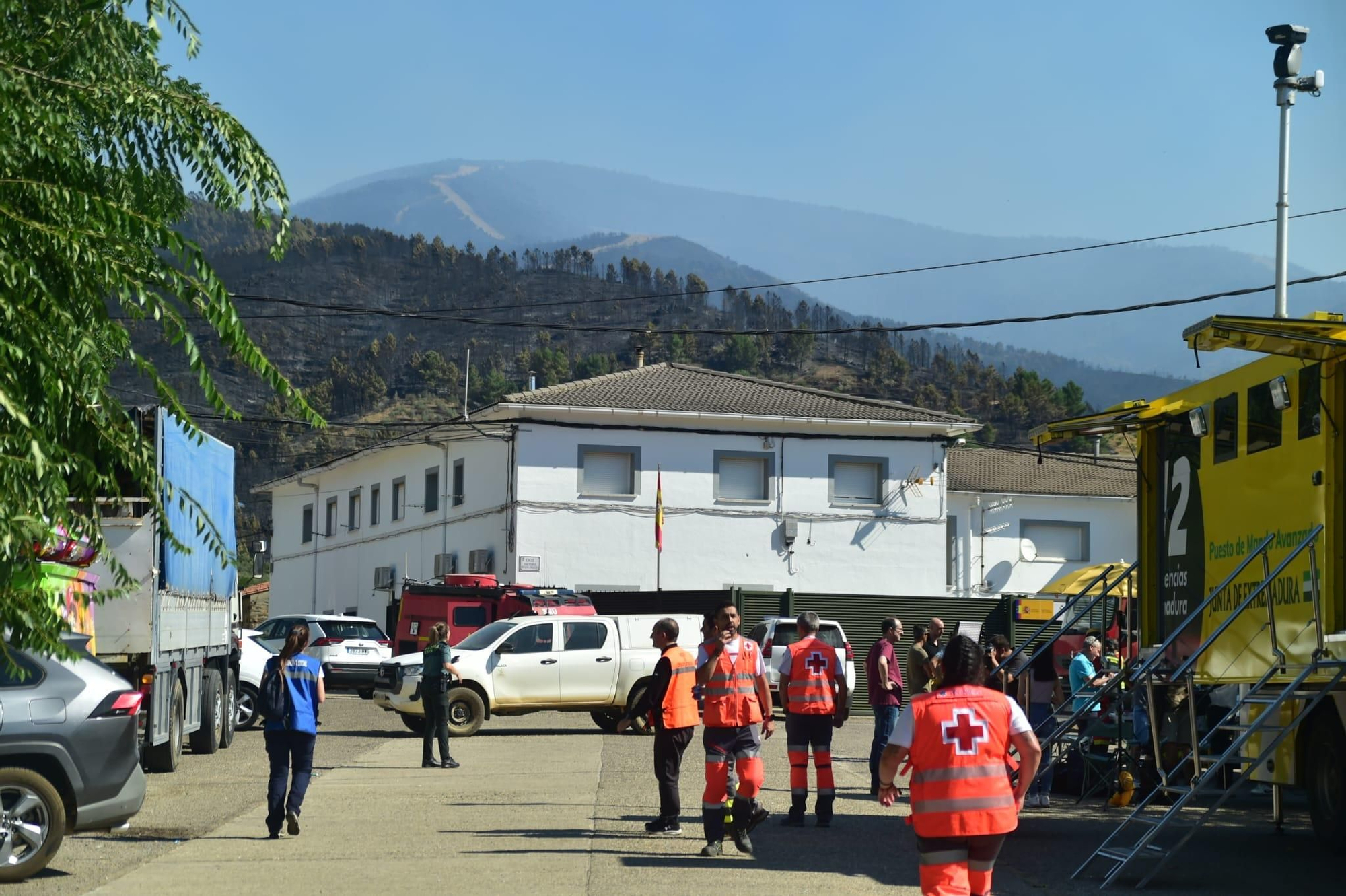 Fotogalería | Imágenes del incendio en Las Hurdes