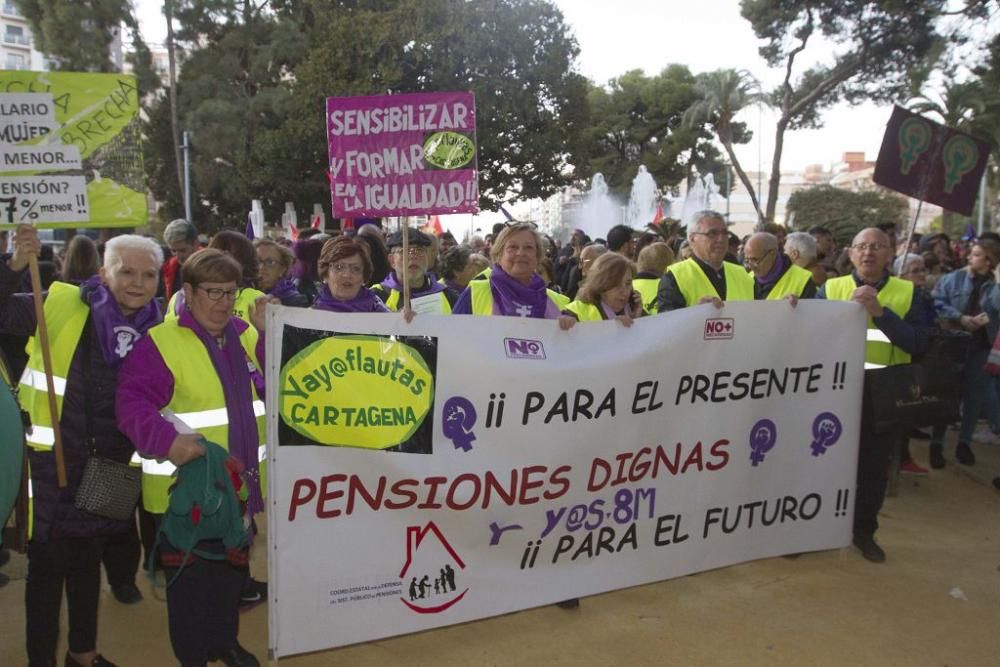 Manifestación del 8-M en Cartagena