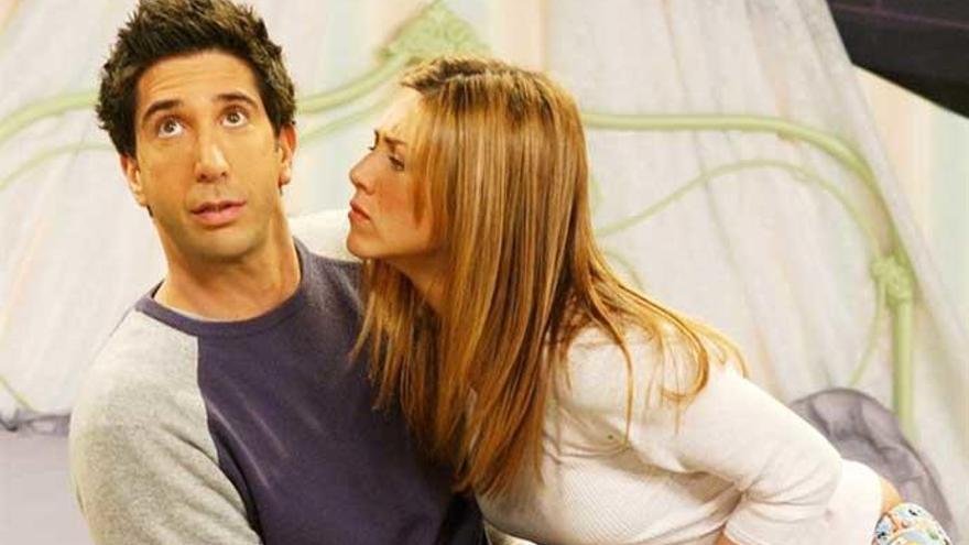 Ross y Rachel, en &#039;Friends&#039;.