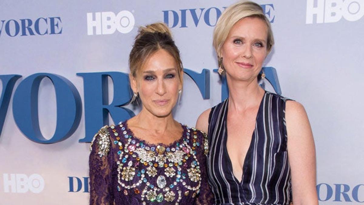 Sarah Jessica Parker y Cynthia Nixon estreno 'Divorce'