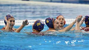 lmendiola51904347 spain s players celebrate their victory over hungary at the 200123202044