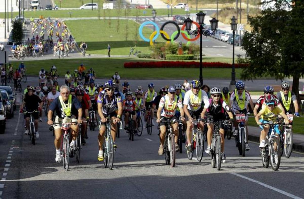 La ciudad se sube a la bicicleta