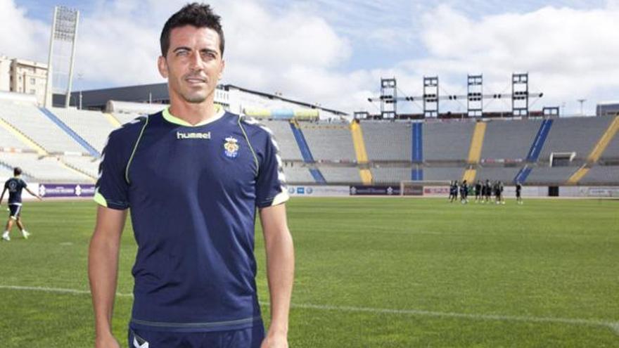 Javi Guerrero, en el Estadio de Gran Canaria. | quique curbelo