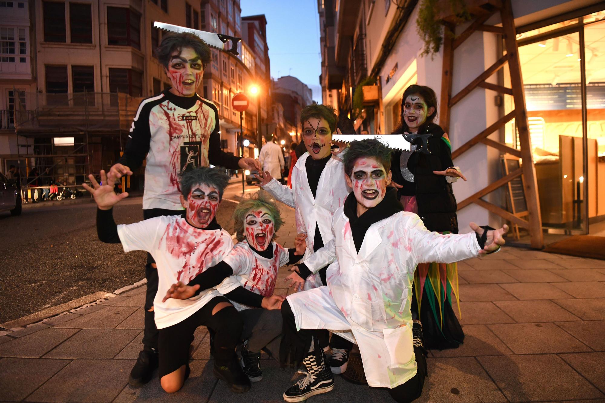 'Truco o trato' en la calle de la Torre