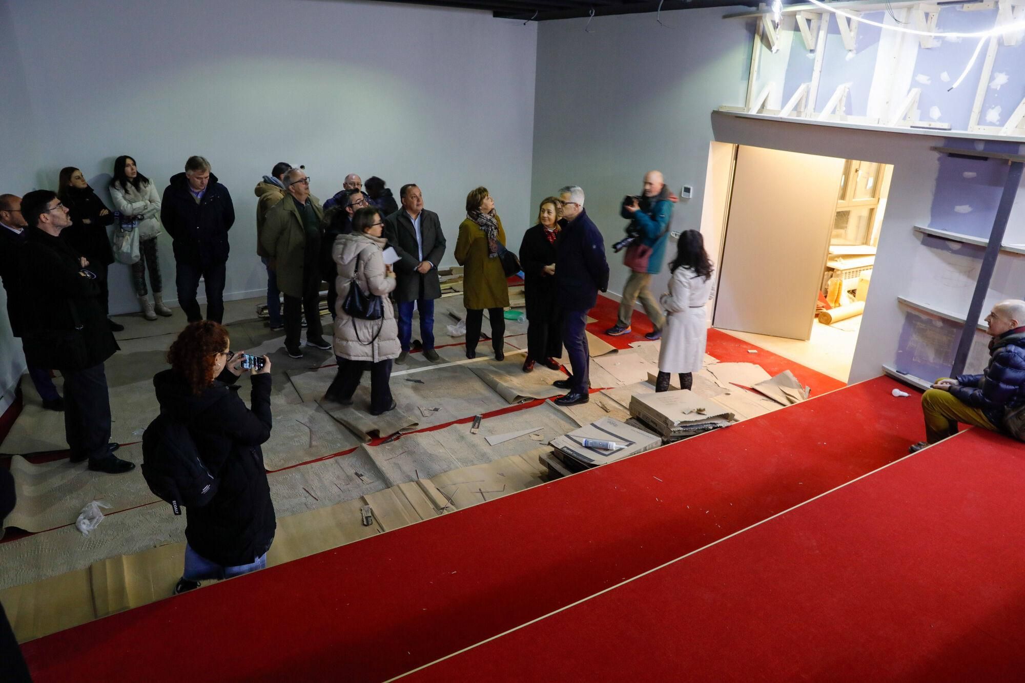 En imágenes: Así avanzan por dentro las obras en la nueva sede del Conservatorio de Avilés