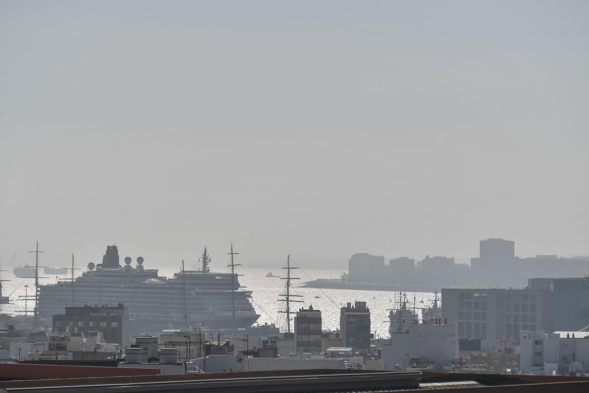 Calima en Las Palmas de Gran Canaria (29/12/2021)