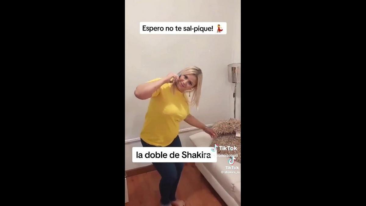 Así es la doble de Shakira 'hecha' con Inteligencia Artificial que causa furor en Tiktok.