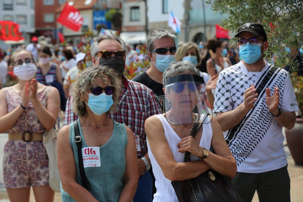 Manifestación en defensa de Thenaisie Provote.