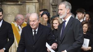 Felipe VI y Juan Carlos I se rencuentran en Windsor