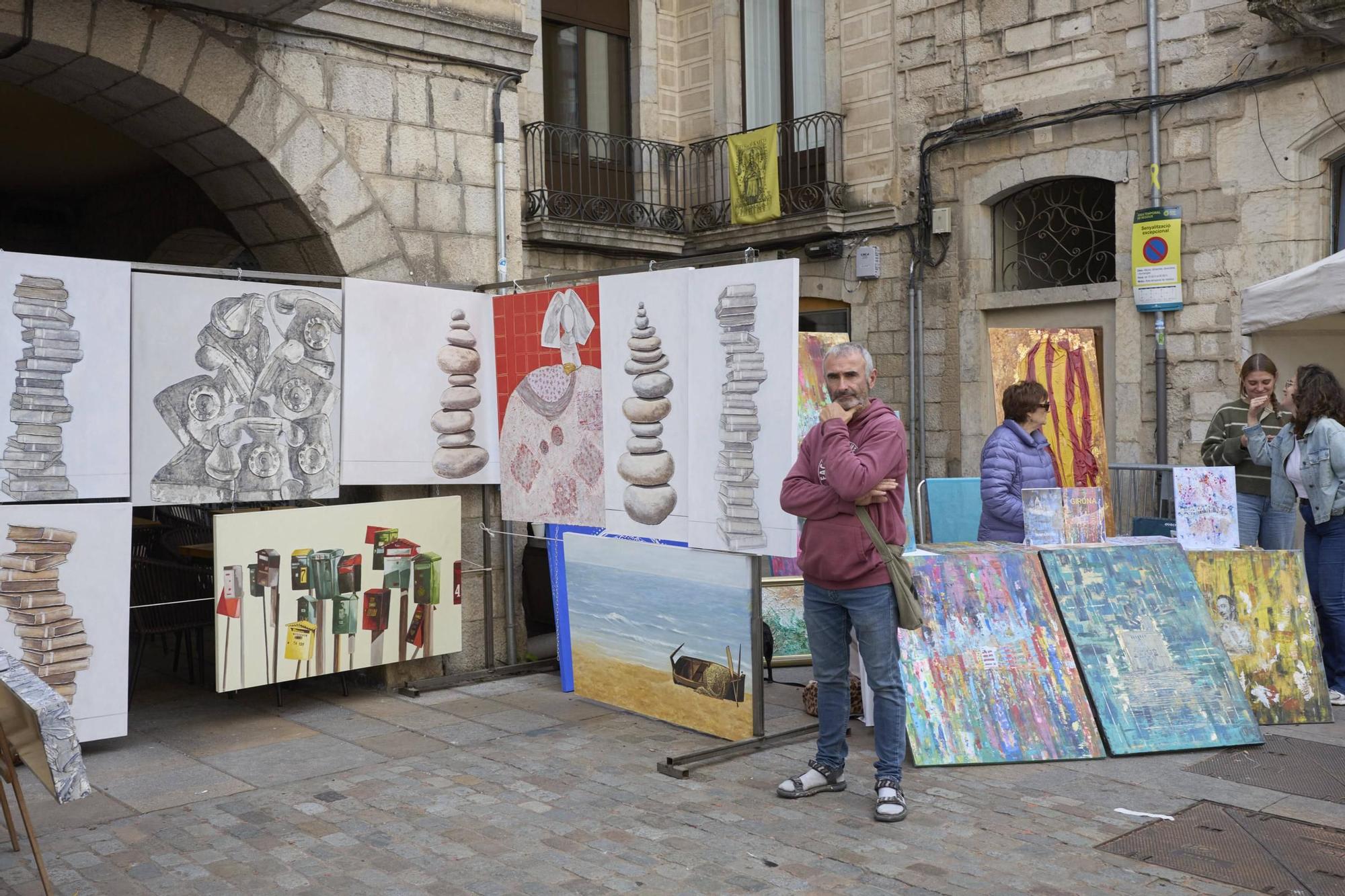 Les fotos de la Fira del dibuix i la pintura de Girona