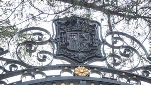 Escudo en el Palacio de El Pardo de Madrid.