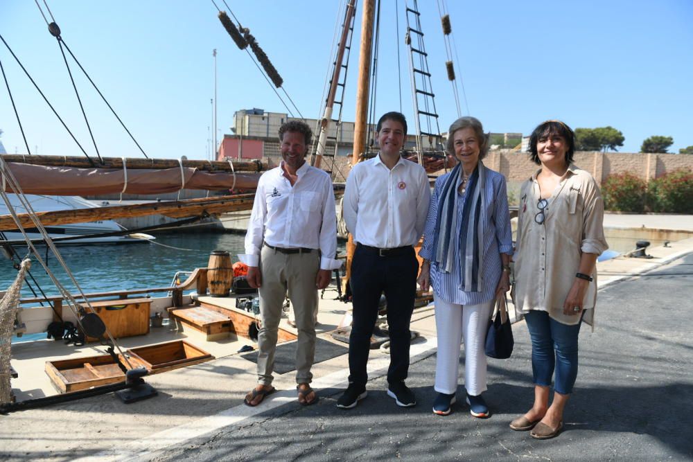 Doña Sofía inaugura las vacaciones reales en Mallorca en un acto ecologista