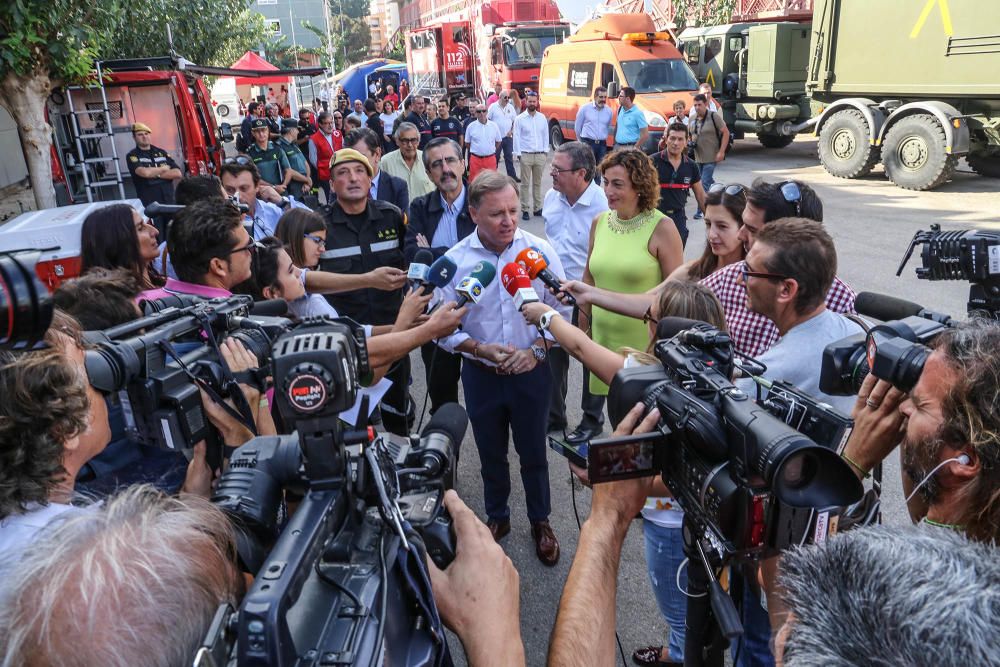 Los efectivos han realizado el simulacro en tres municipios de la Vega Baja