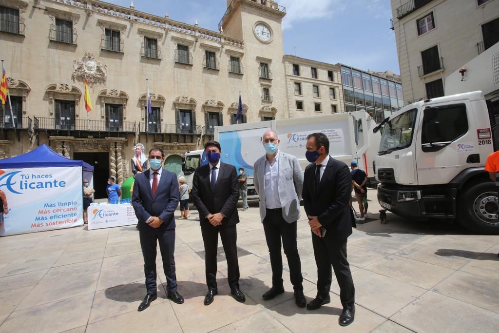 Nueva maquinaria de limpieza viaria y recogida de residuos en Alicante