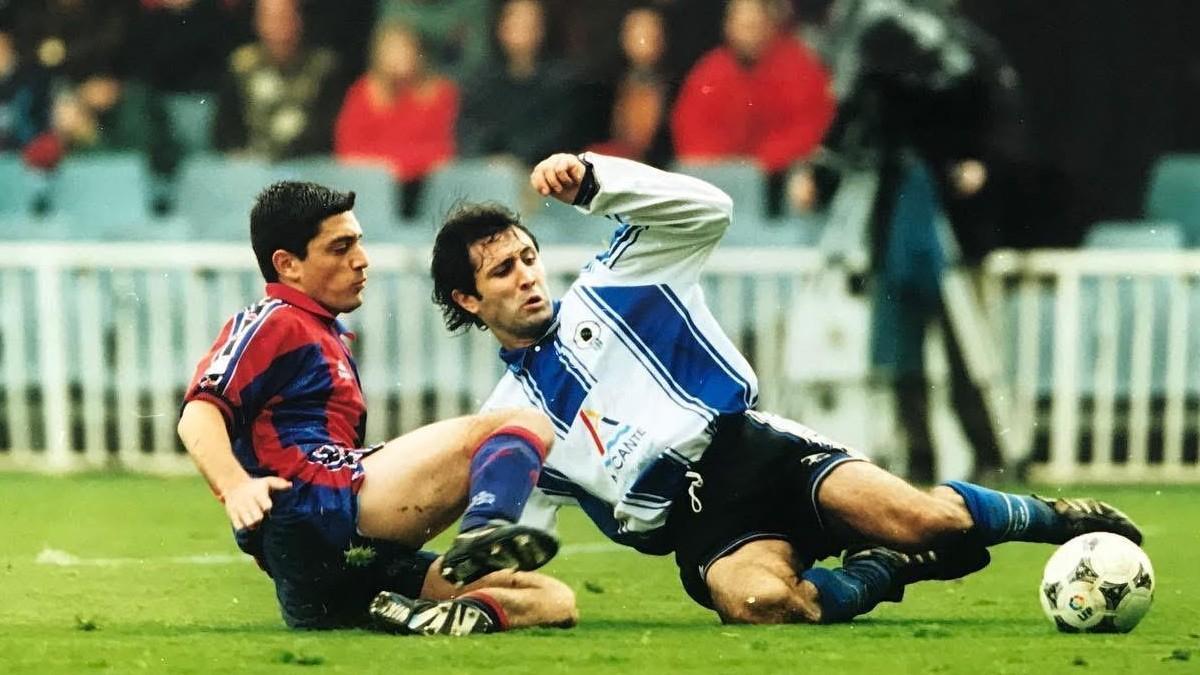 García Pimienta en un Barça B-Hércules