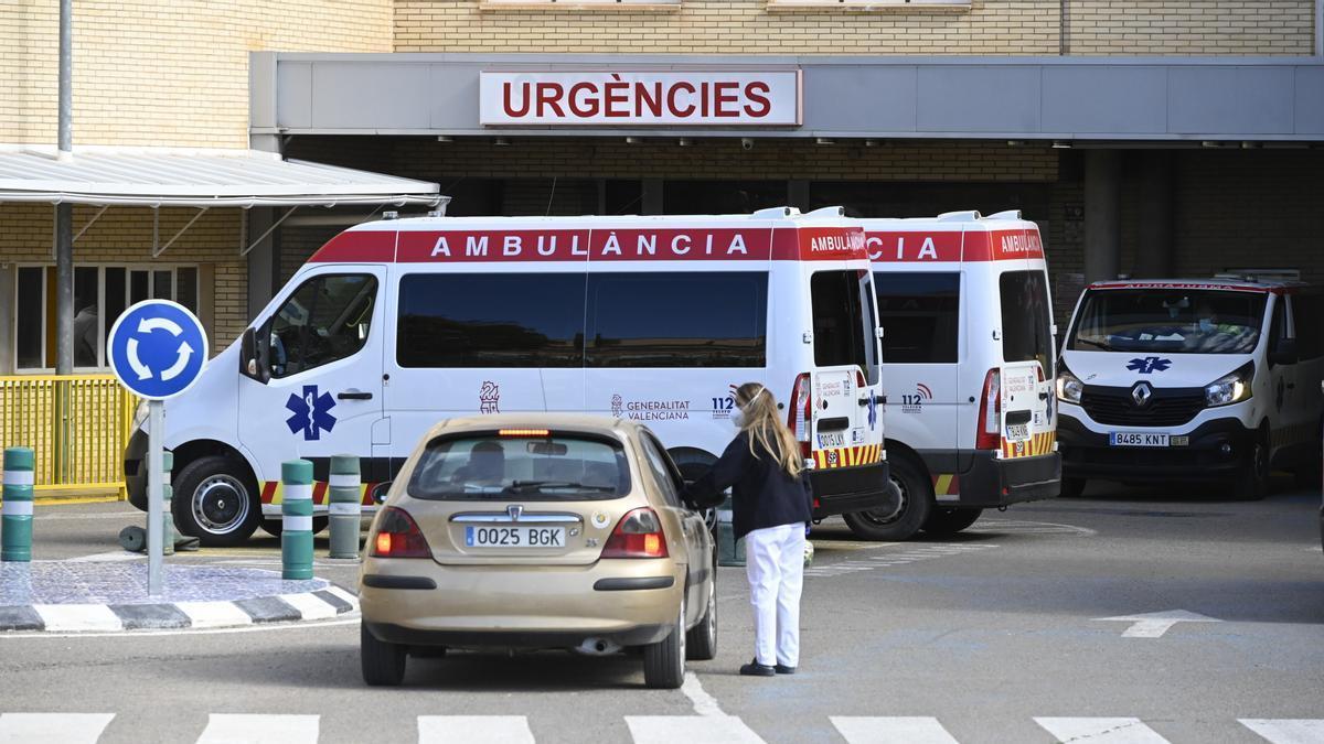Imagen de la entrada a Urgencias del Hospital General.