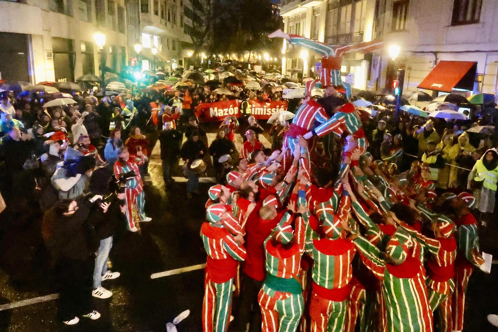 La cuarta manifestación contra Mazón por la gestión de la dana, en imágenes