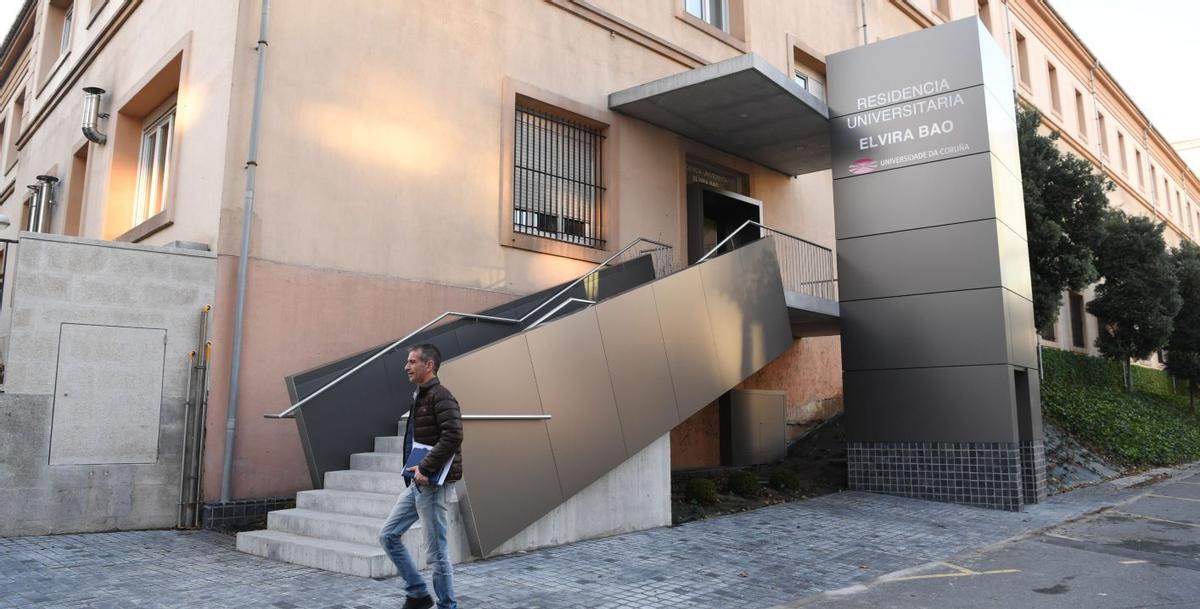 Fachada de la residencia universitaria Elvira Bao |  V. E.