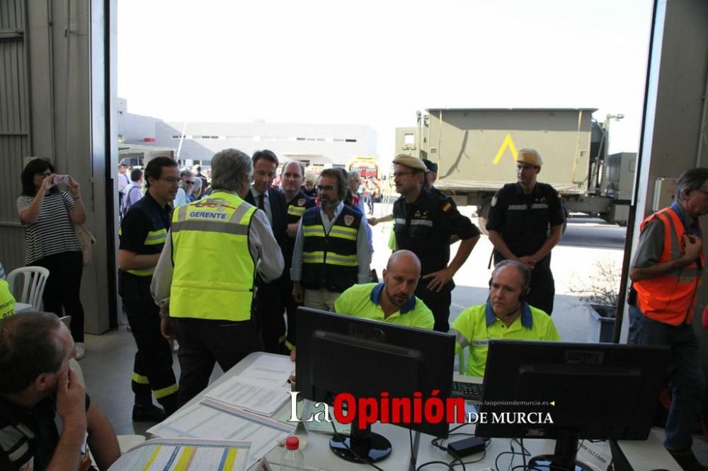 Simulacro en Lorca por inundaciones, terremoto y f