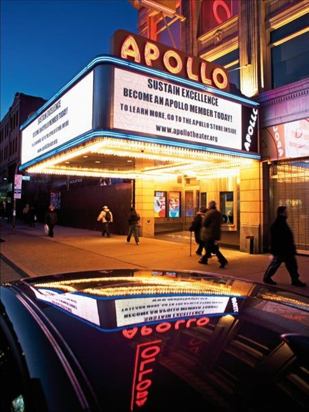 El teatro Apollo, en Harlem.