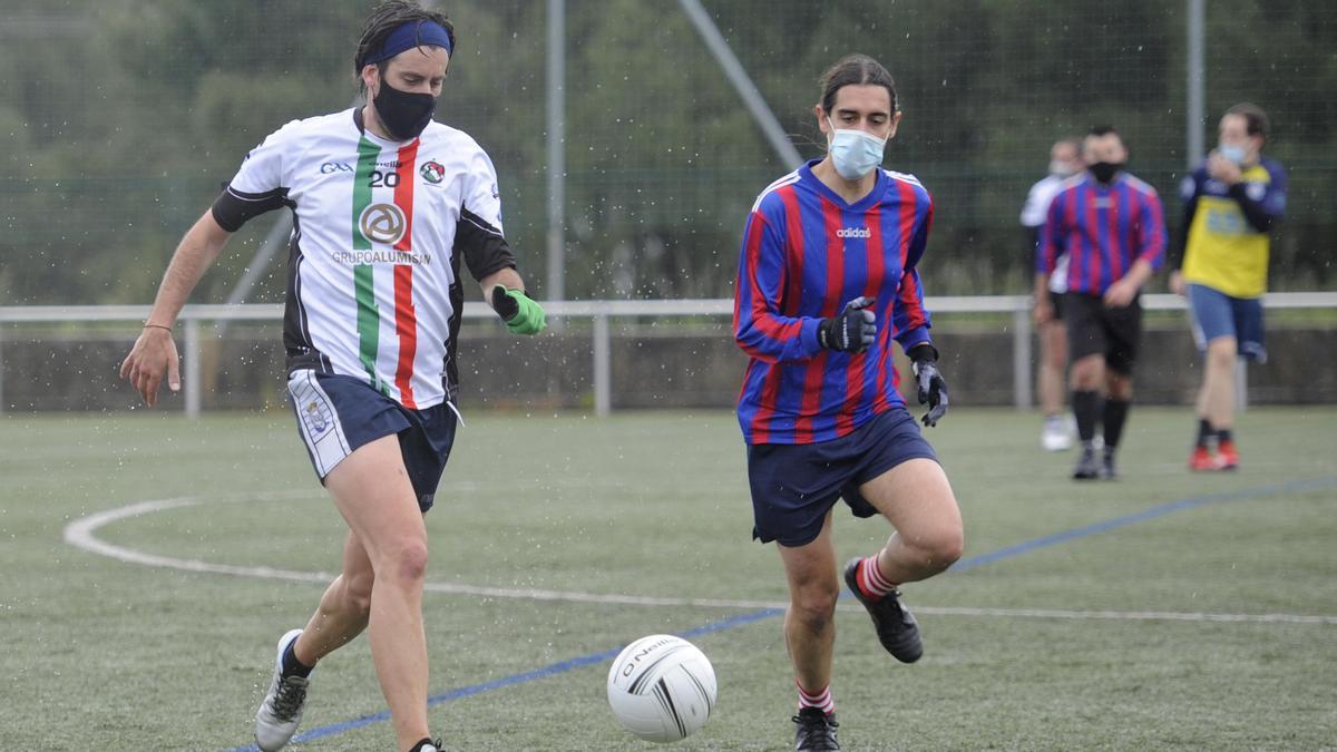 Un partido de esta temporada del equipo estradense.