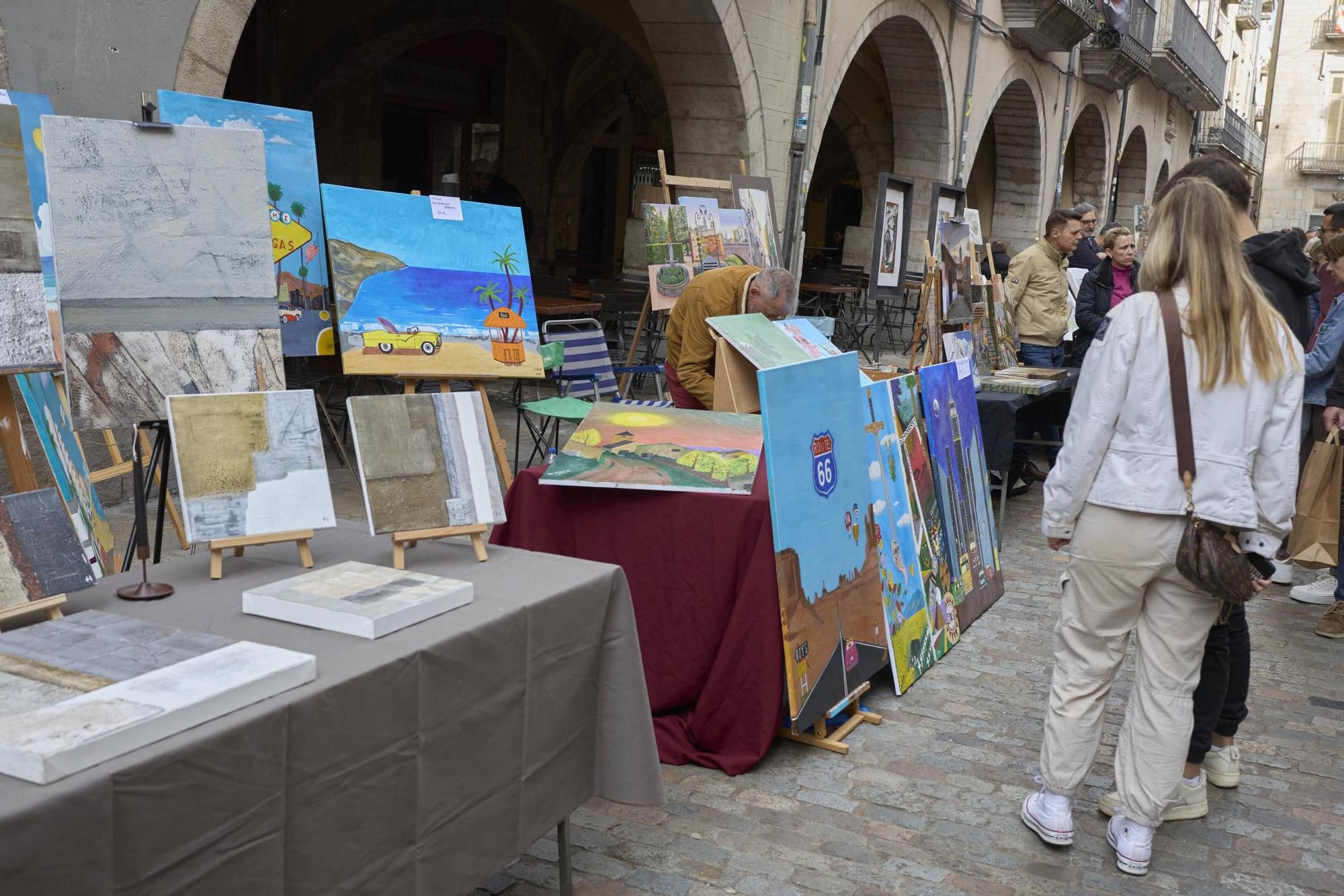 Les fotos de la Fira del dibuix i la pintura de Girona