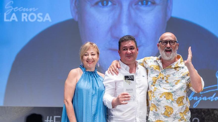 Un emocionado Secun de la Rosa, embajador del Festival de Cine de l’Alfàs