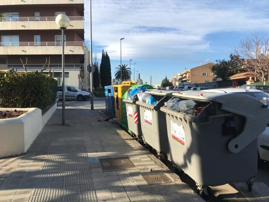 Vaga d'escombraries a Figueres