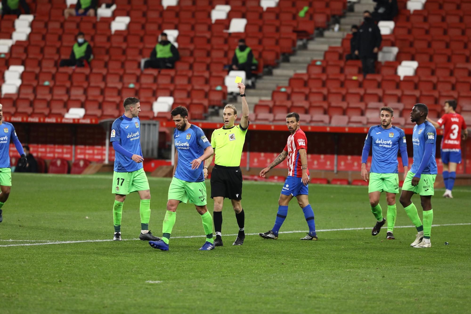 El Sporting-Fuenlabrada, en imágenes