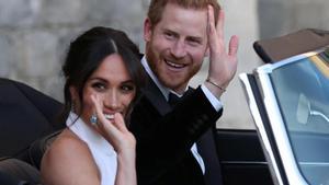 El príncipe Harry y Meghan Markle.