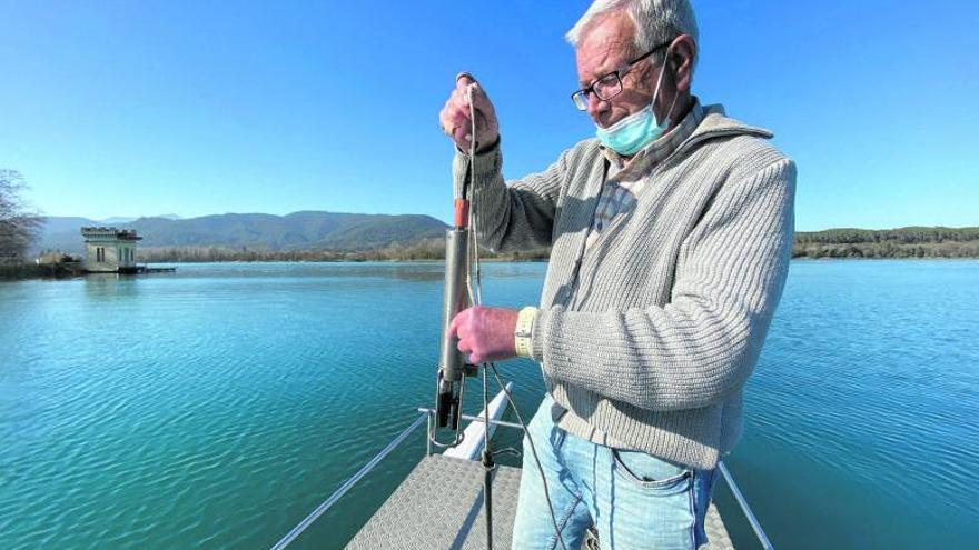 La temperatura de l’Estany de Banyoles és 2,6 graus més alta que la mitjana el 2022