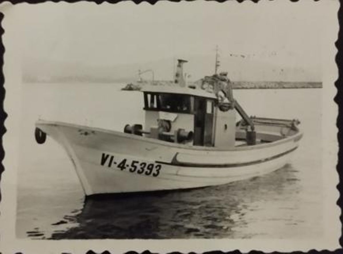 O barco "Roci" no 1980.