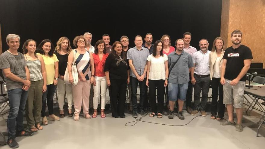 Foto de grup dels 19 consellers constituïts aquest divendres al Consell del Moianès