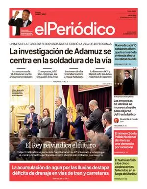 La portada de EL PERIÓDICO del 18 de febrero de 2026