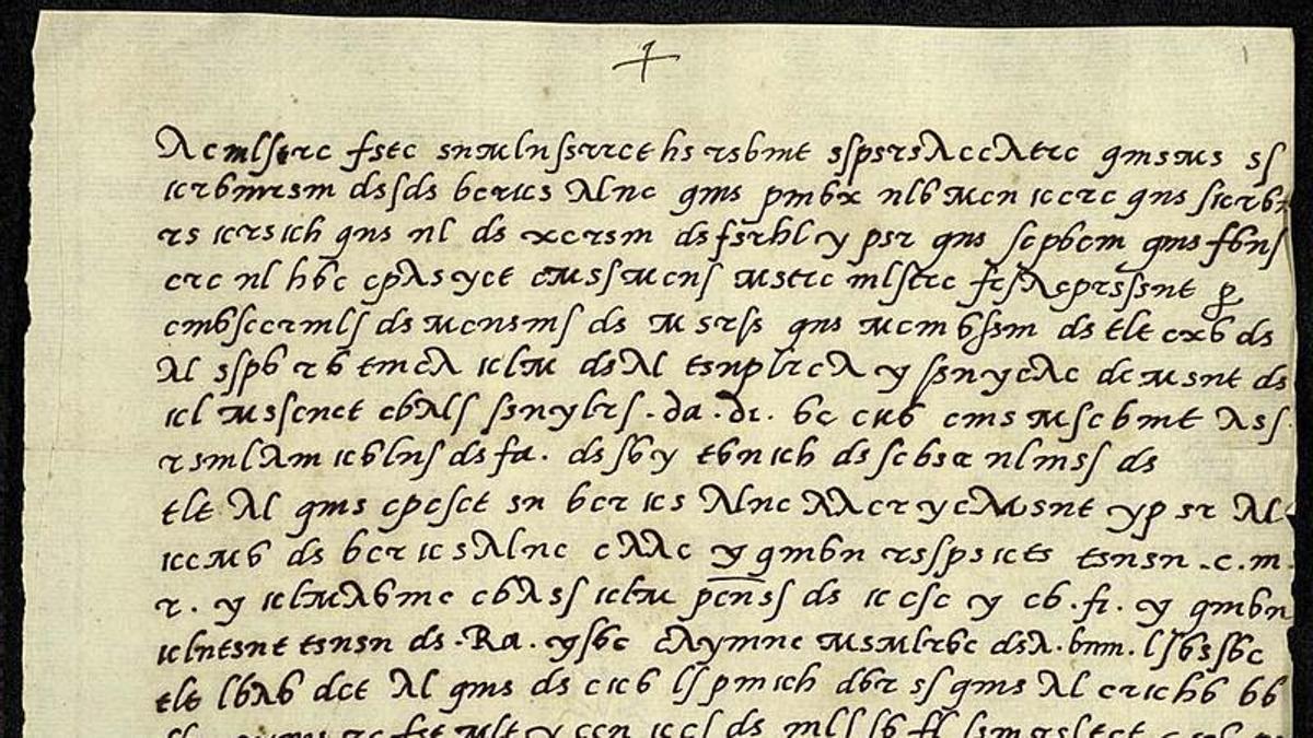 La carta encriptada del duque de Gandia.